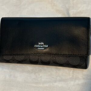 Coach leather wallet